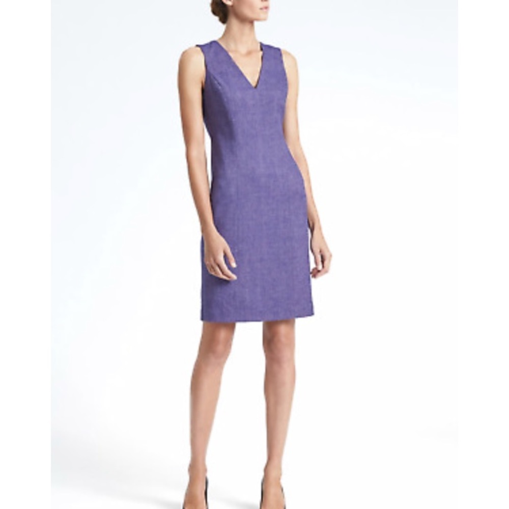 Banana Republic Tie Back Sheath Dress - Sz 0P